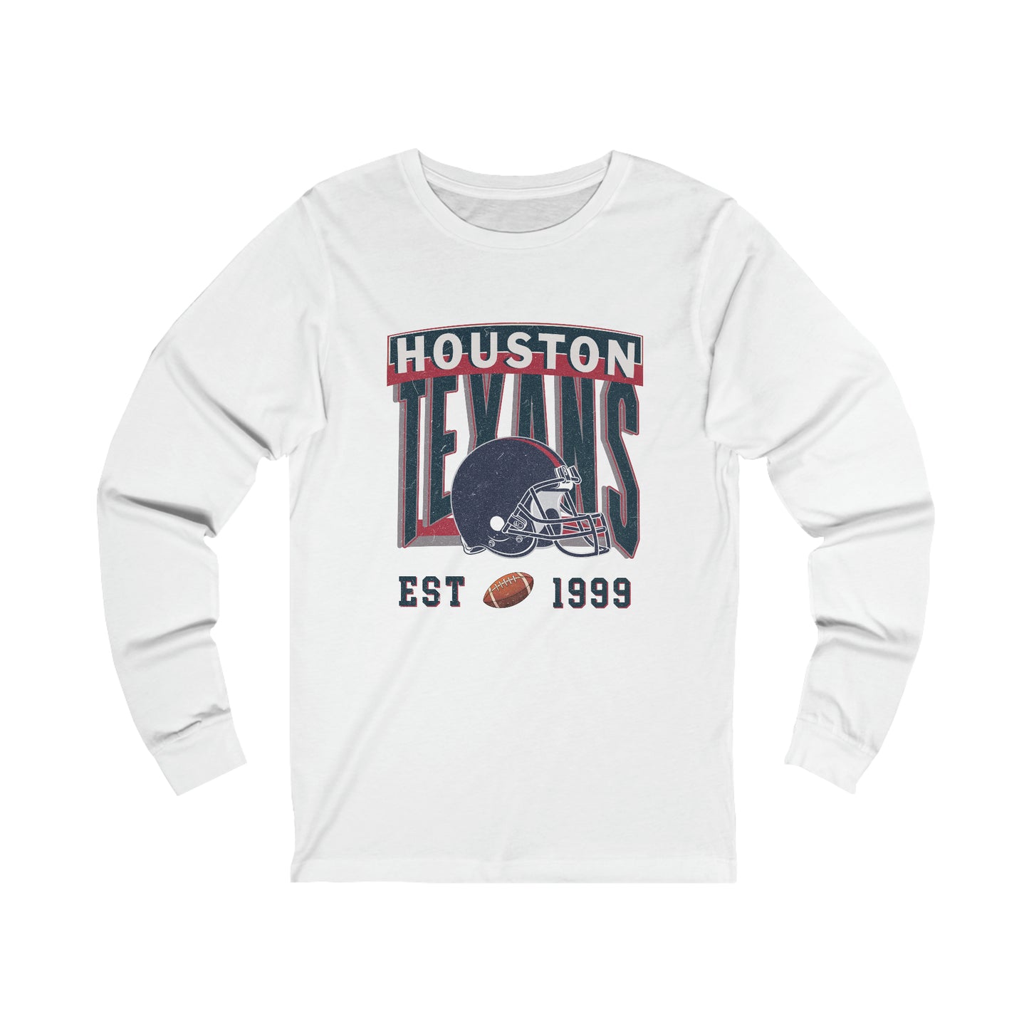 Houston  Football Unisex Jersey Long Sleeve Tee