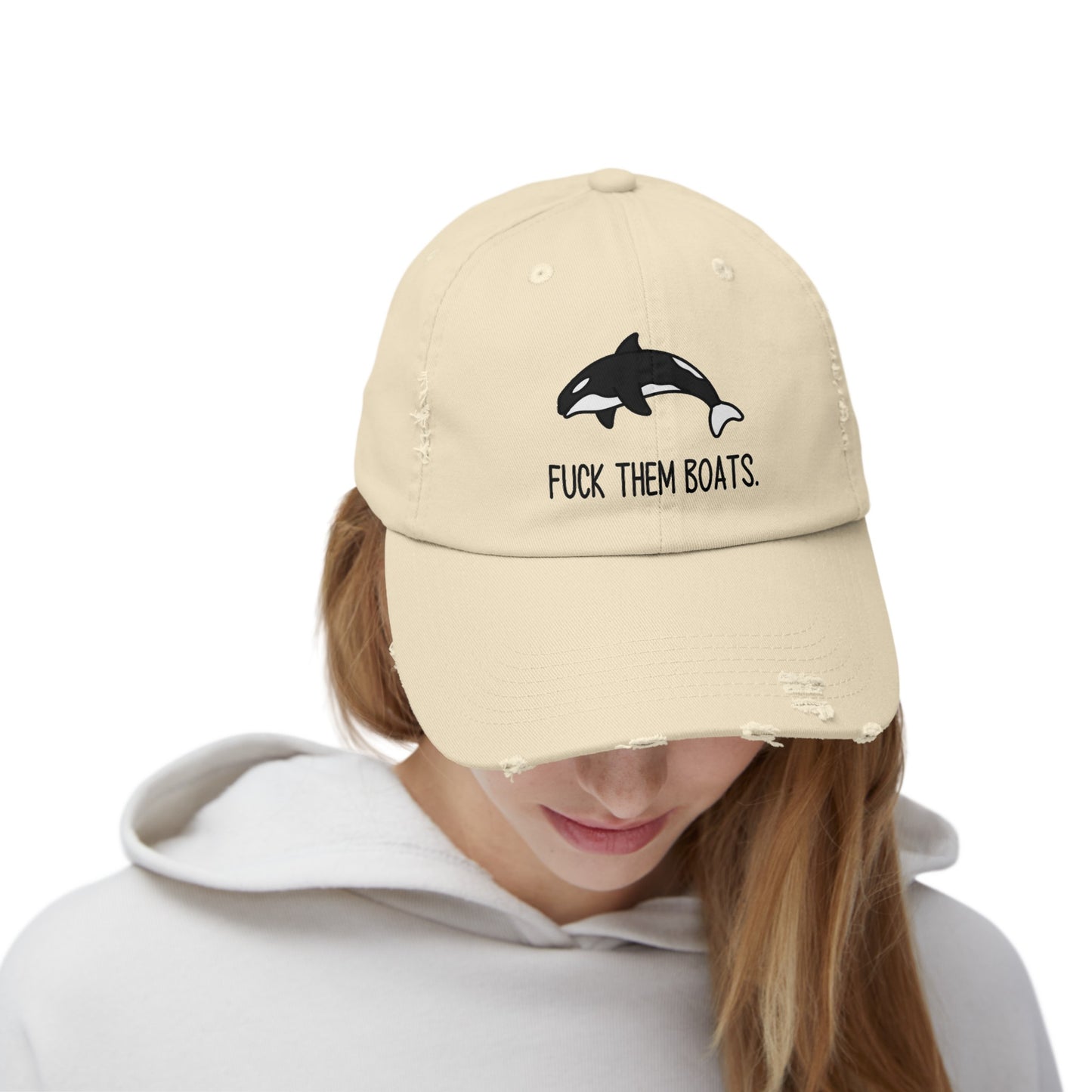 Orca F*ck Them Boats | Unisex Twill Hat