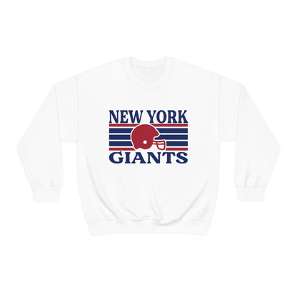 Retro Style New York Football  Unisex Heavy Blend Crewneck Sweatshirt