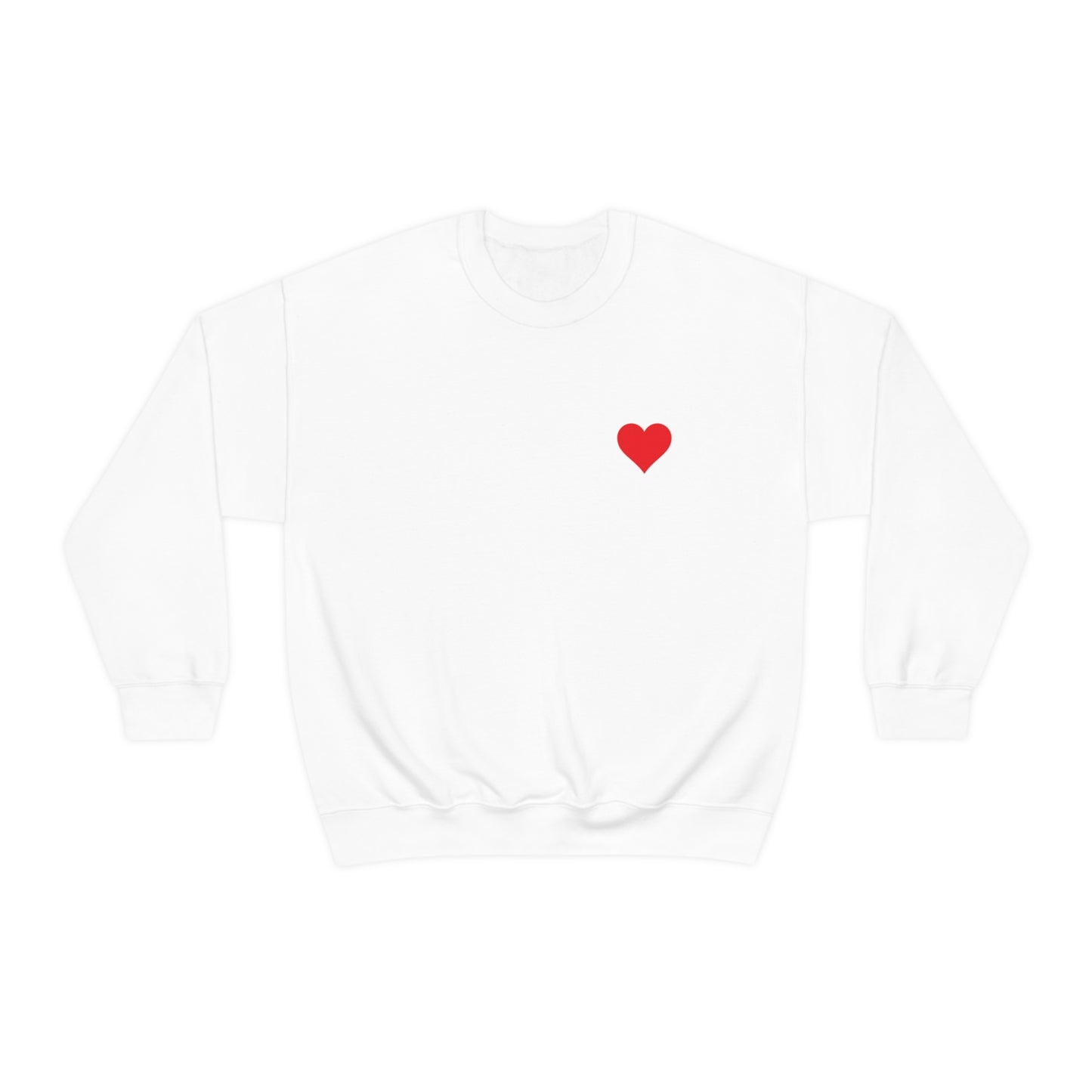 Heart Lover Boy Valentines Day Unisex Heavy Blend Crewneck Sweatshirt Front/Back Print