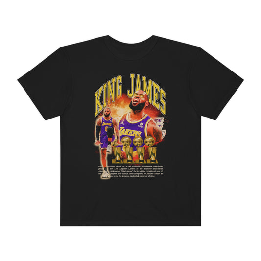 Lebron Basketball Unisex Garment-Dyed T-shirt