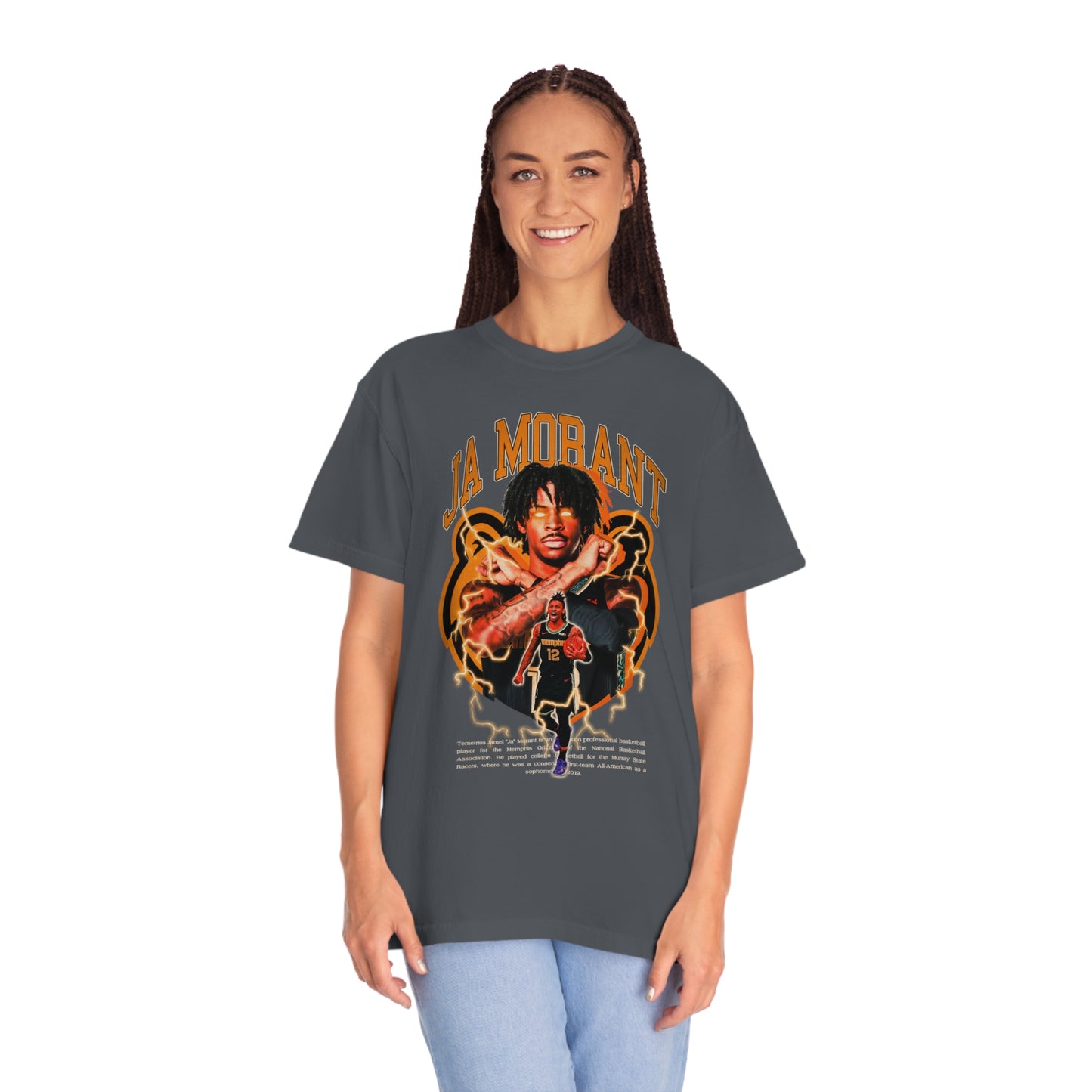 Ja Morant Memphis Basketball Unisex Garment-Dyed T-shirt