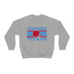 Retro Style Tennessee Football  Unisex Heavy Blend Crewneck Sweatshirt
