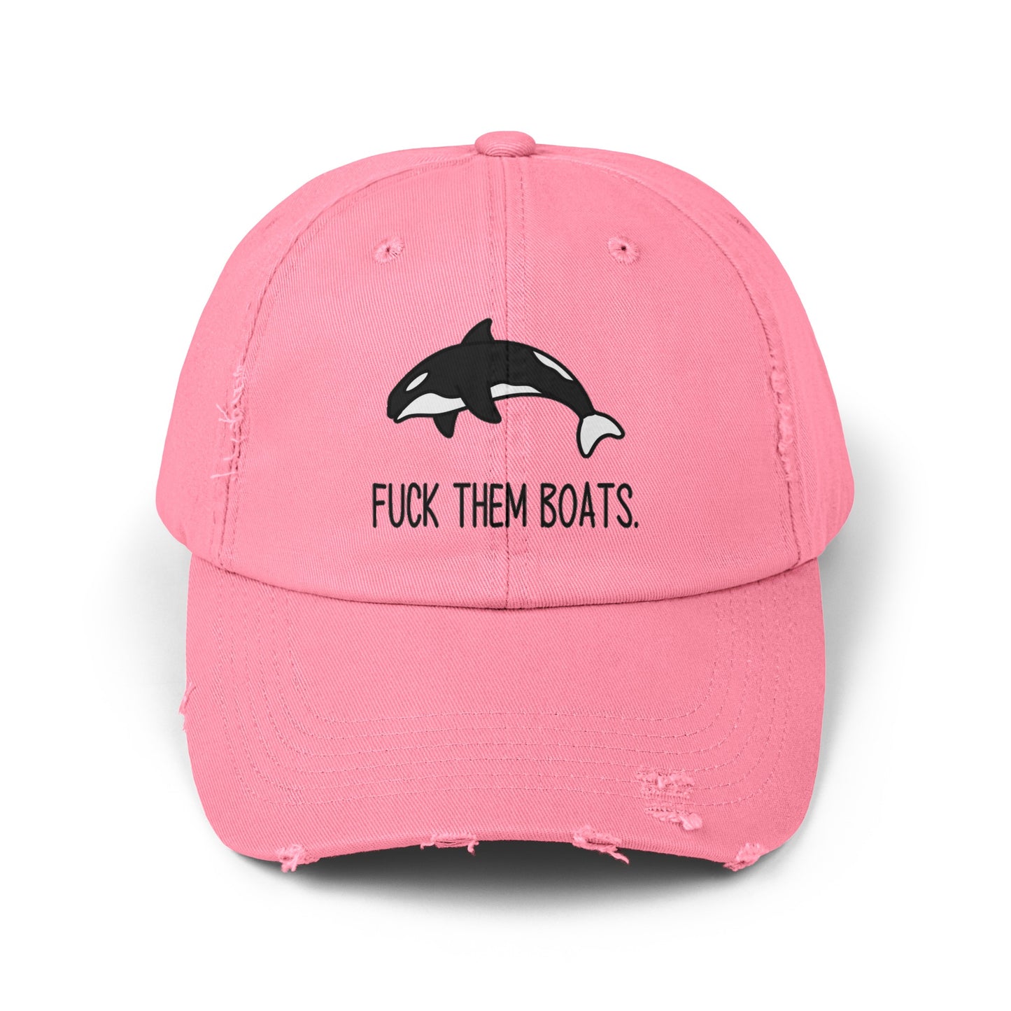 Orca F*ck Them Boats | Unisex Twill Hat