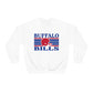 Retro Style Buffalo  Football  Unisex Heavy Blend Crewneck Sweatshirt