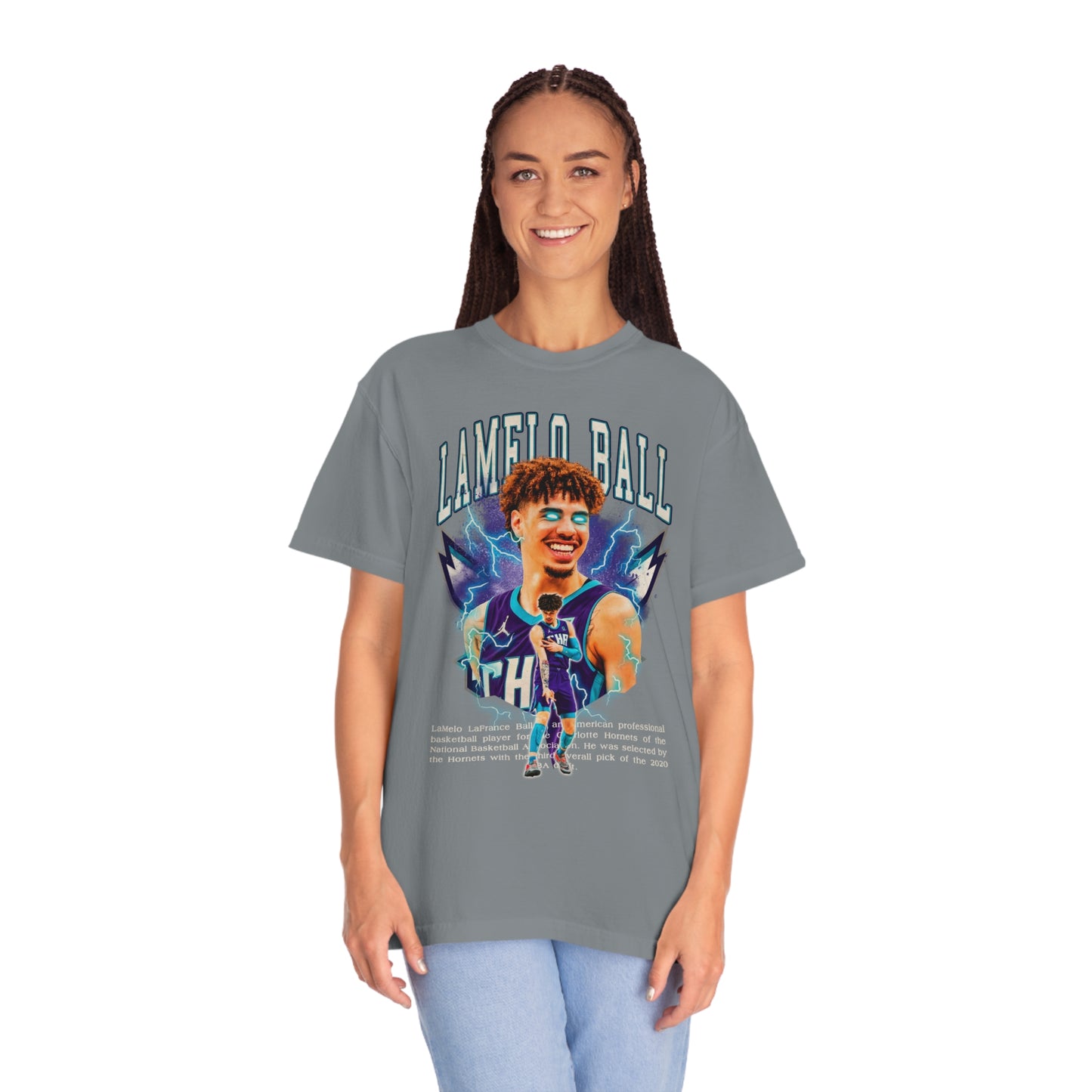 Lamely Ball Basketball Unisex Garment-Dyed T-shirt