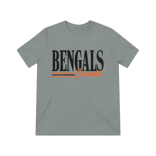 Cincinnati Football Unisex Triblend Tee