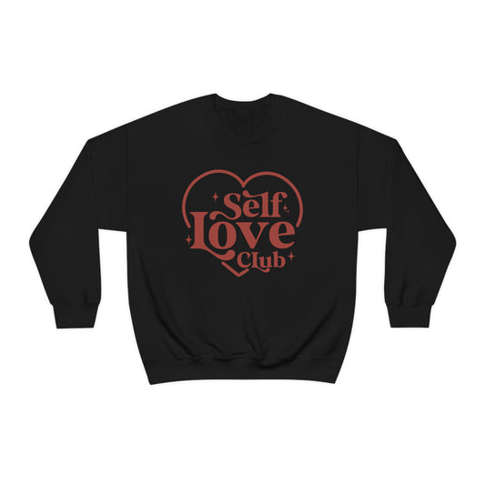 Self Love Club Valentines Day Unisex Heavy Blend Crewneck Sweatshirt