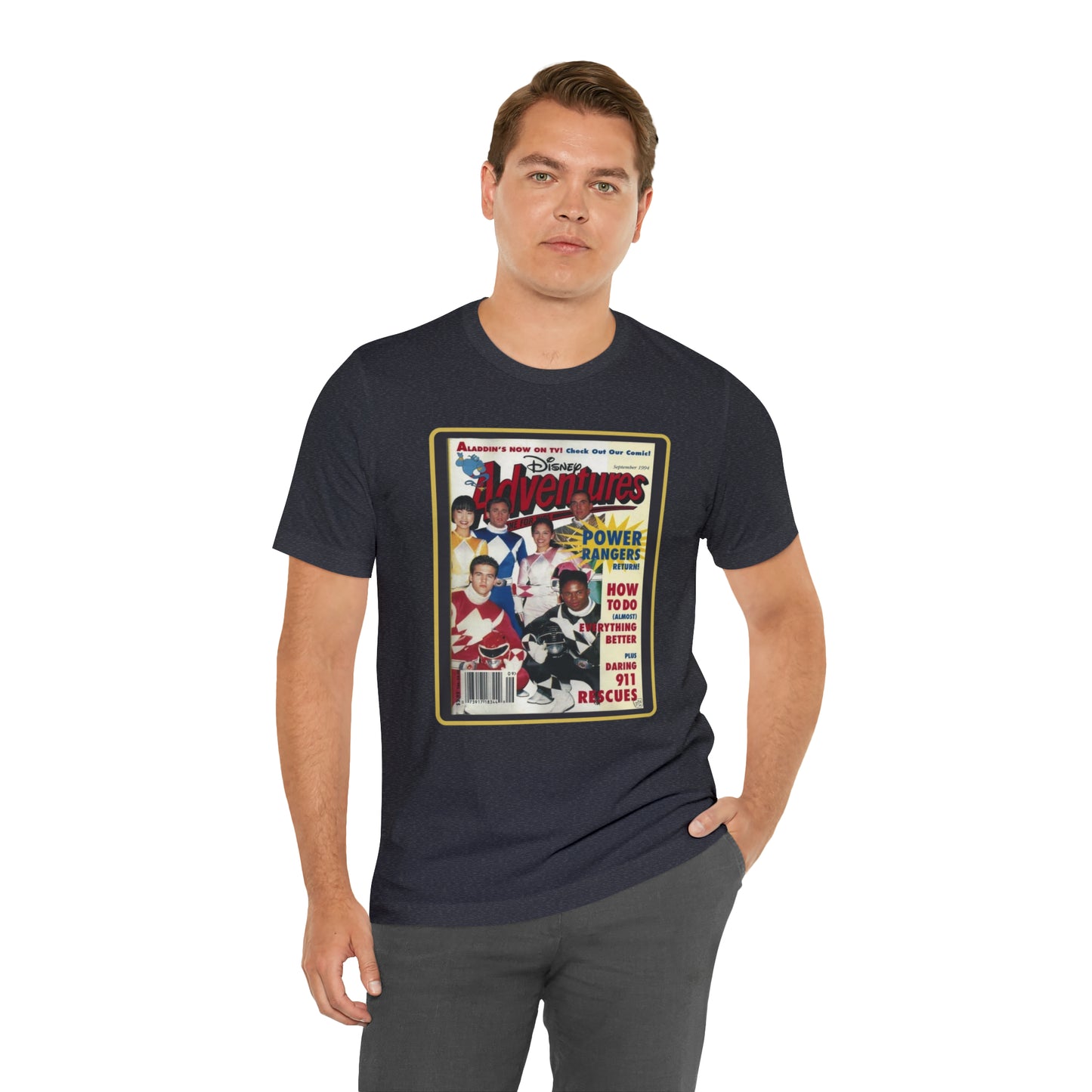 90s Throwback Power Rangers Unisex Jersey Short Sleeve Tee