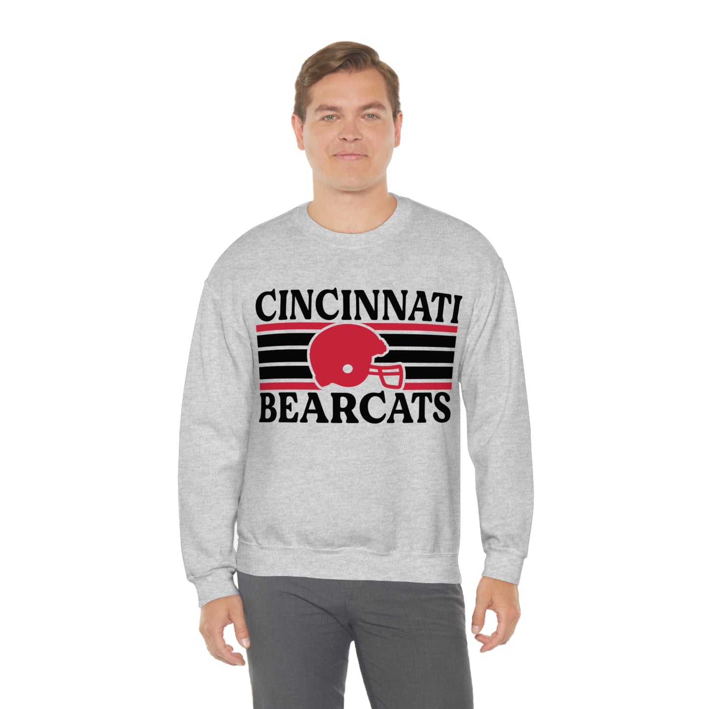 Retro Style Bearcats  Football  Unisex Heavy Blend Crewneck Sweatshirt