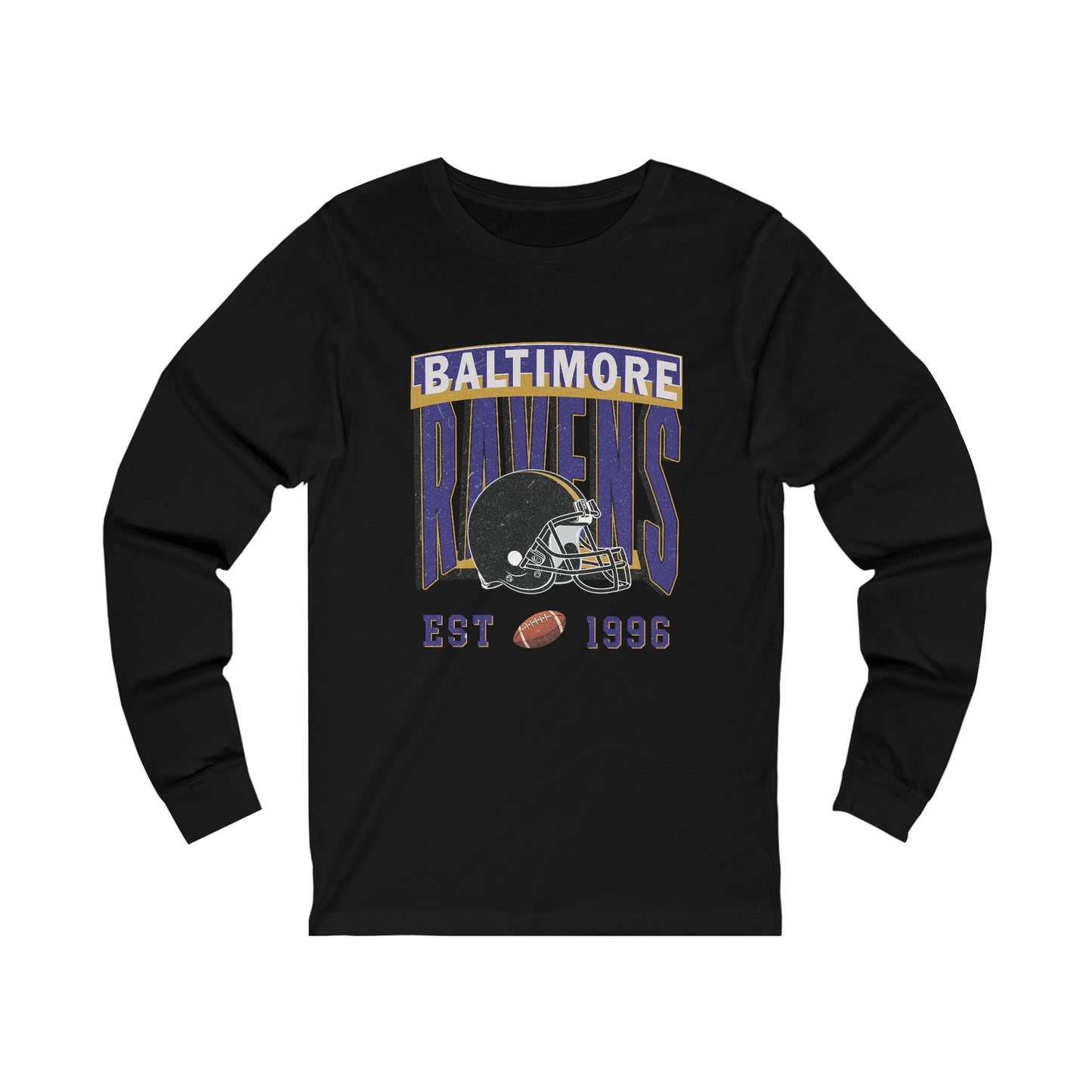 Baltimore Ravens Football Unisex Jersey Long Sleeve Tee