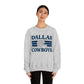 Retro Style Dallas Football  Unisex Heavy Blend Crewneck Sweatshirt