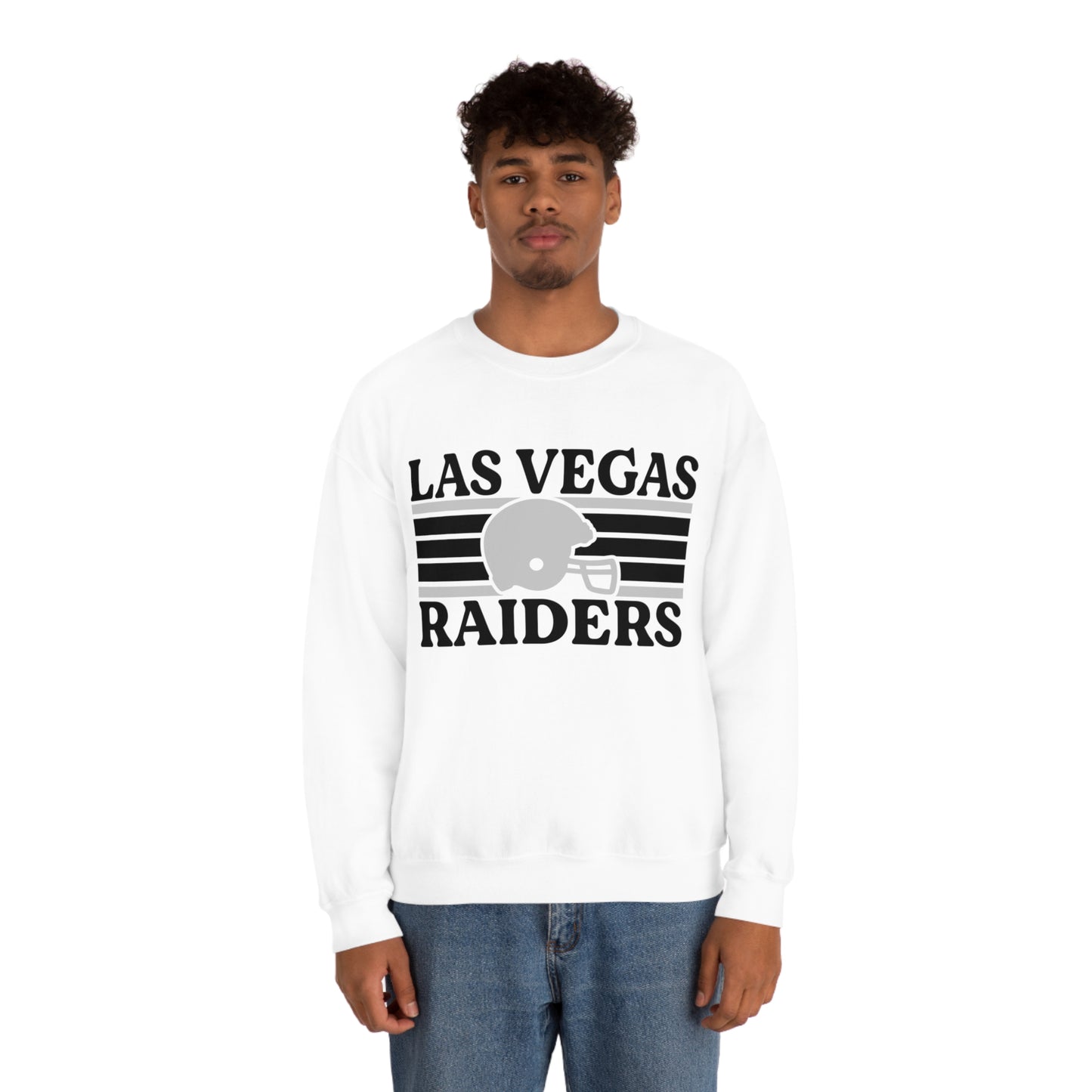 Retro Style Las Vegas Football  Unisex Heavy Blend Crewneck Sweatshirt
