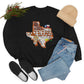 UT Hook Em Austin Texas Longhorn Football Unisex Heavy Blend Crewneck Sweatshirt