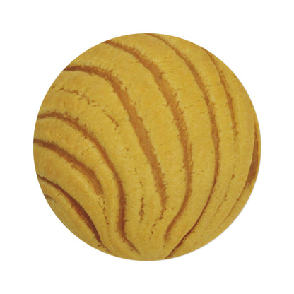 Yellow Concha Round Rug