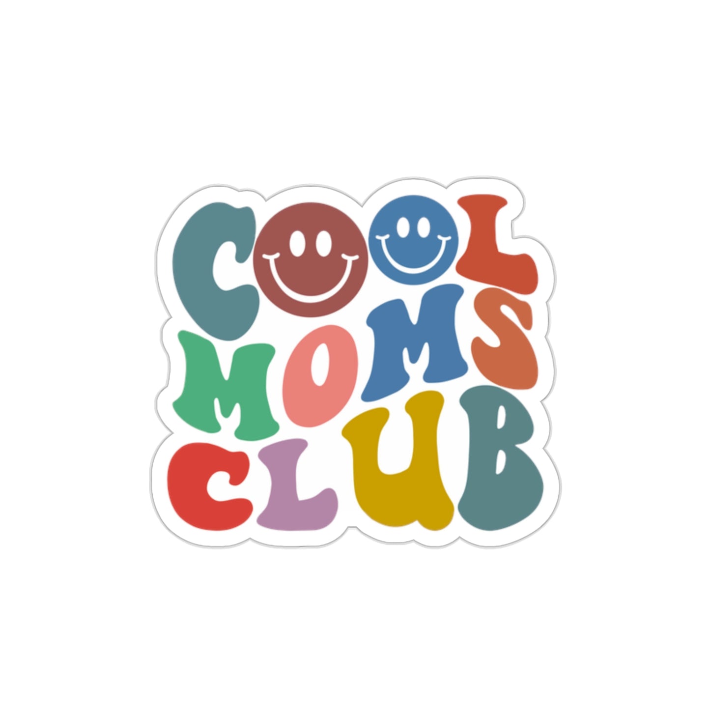 Cool Moms Club | Die-Cut Vinyl Stickers