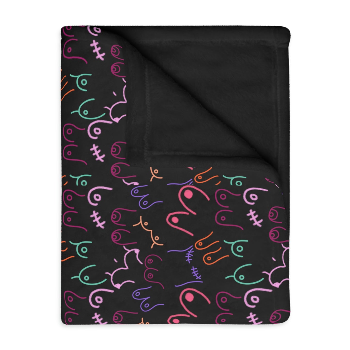 Titties | Velveteen Plush Blanket