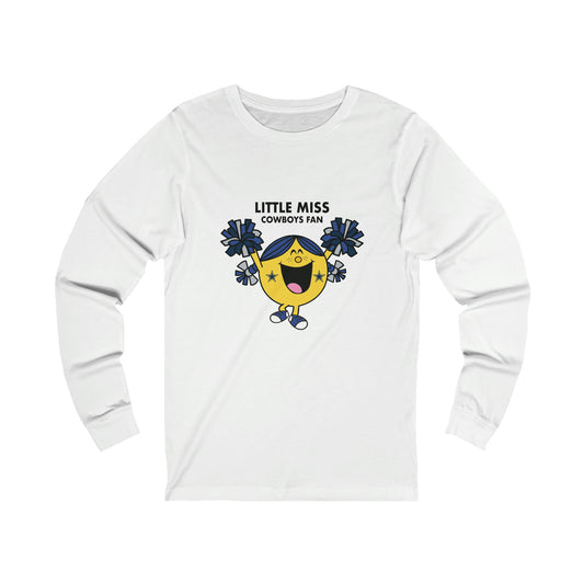 Little Miss Dallas Cowboys Football Unisex Jersey Long Sleeve Tee