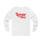 Heart Lover Boy Valentines Day Unisex Jersey Long Sleeve Tee