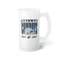 Dallas Football Frosted Glass Beer Mug