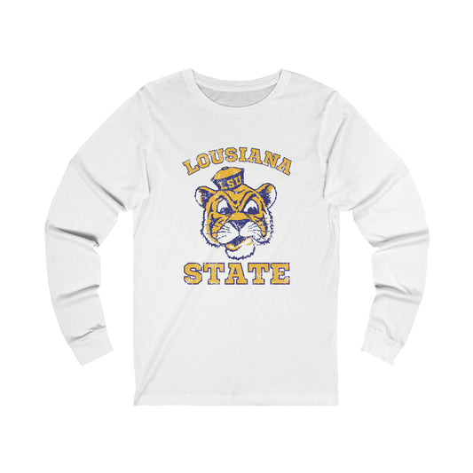 LSU Louisiana State Football Unisex Jersey Long Sleeve Tee