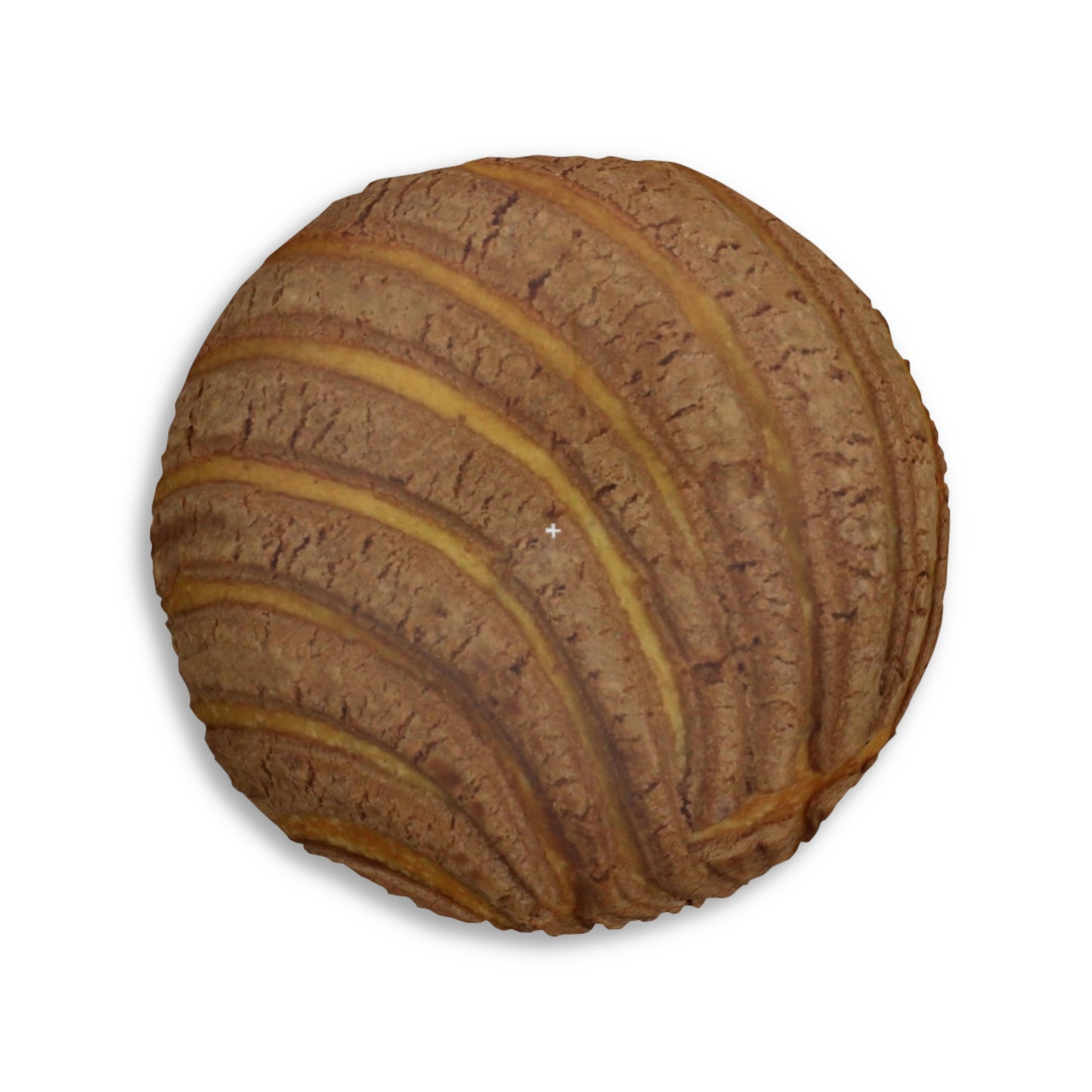 Brown Concha Tufted Floor Pillow, Round