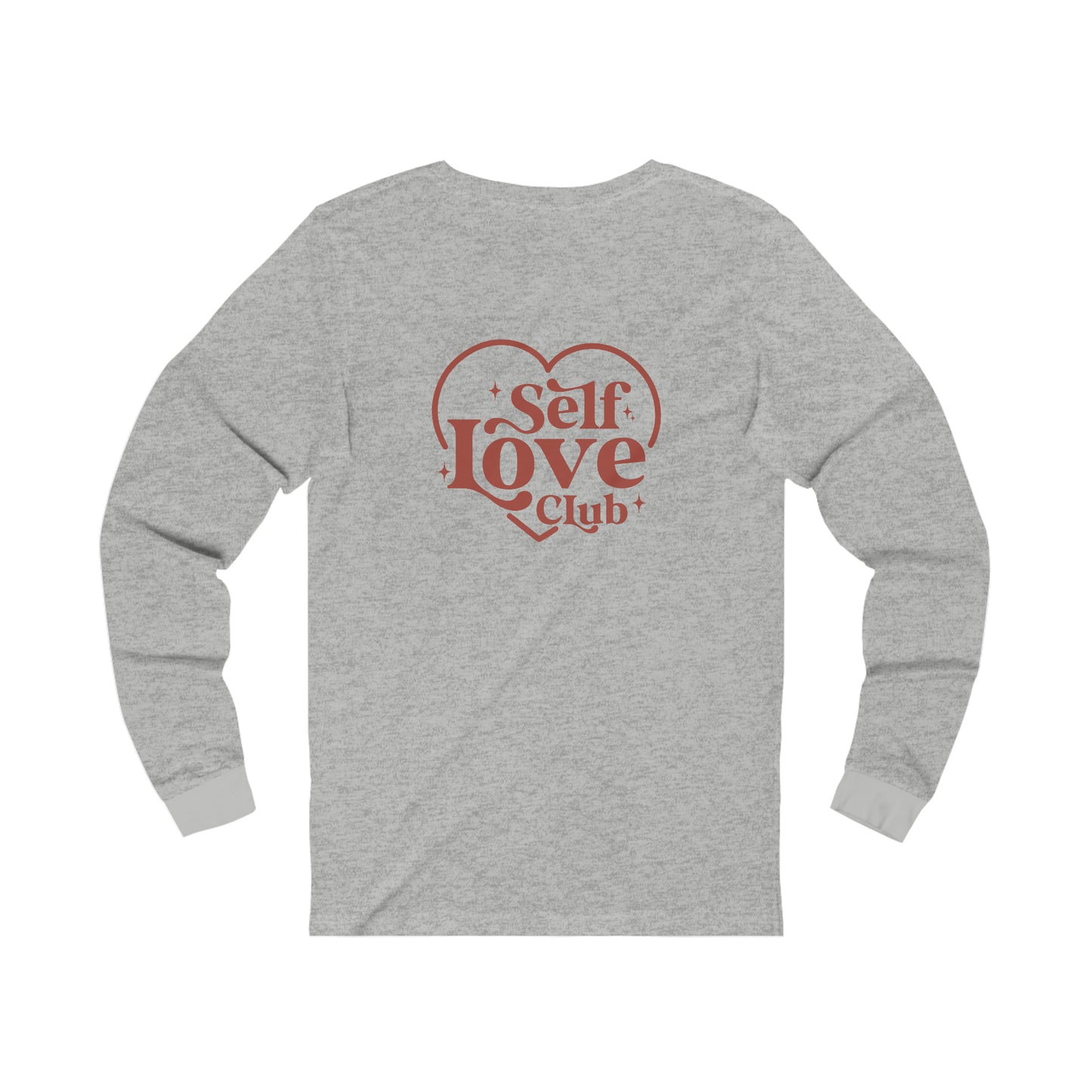 Heart Self Love Club Valentines Day Unisex Jersey Long Sleeve Tee