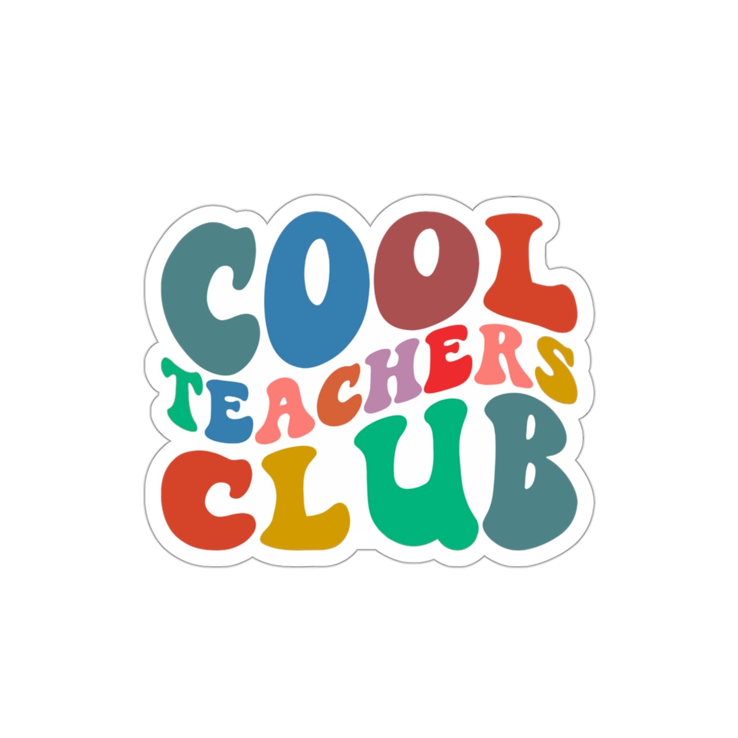 Cool Teachers Club | Die-Cut Vinyl Stickers