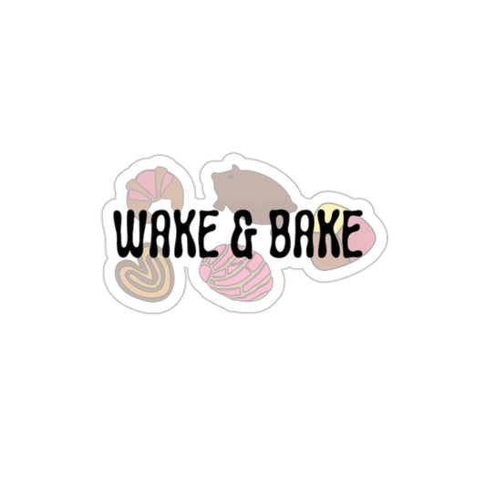 Wake & Bake | Die-Cut Vinyl Stickers