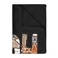 Longhorns Velveteen Minky Throw Blanket