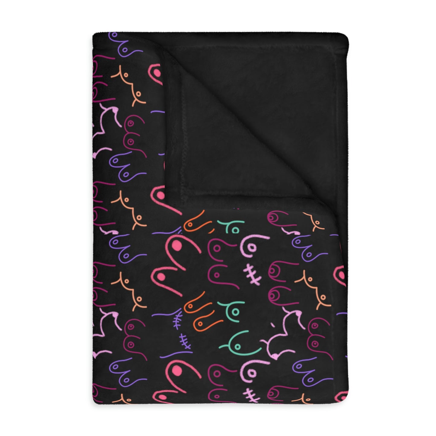 Titties | Velveteen Plush Blanket
