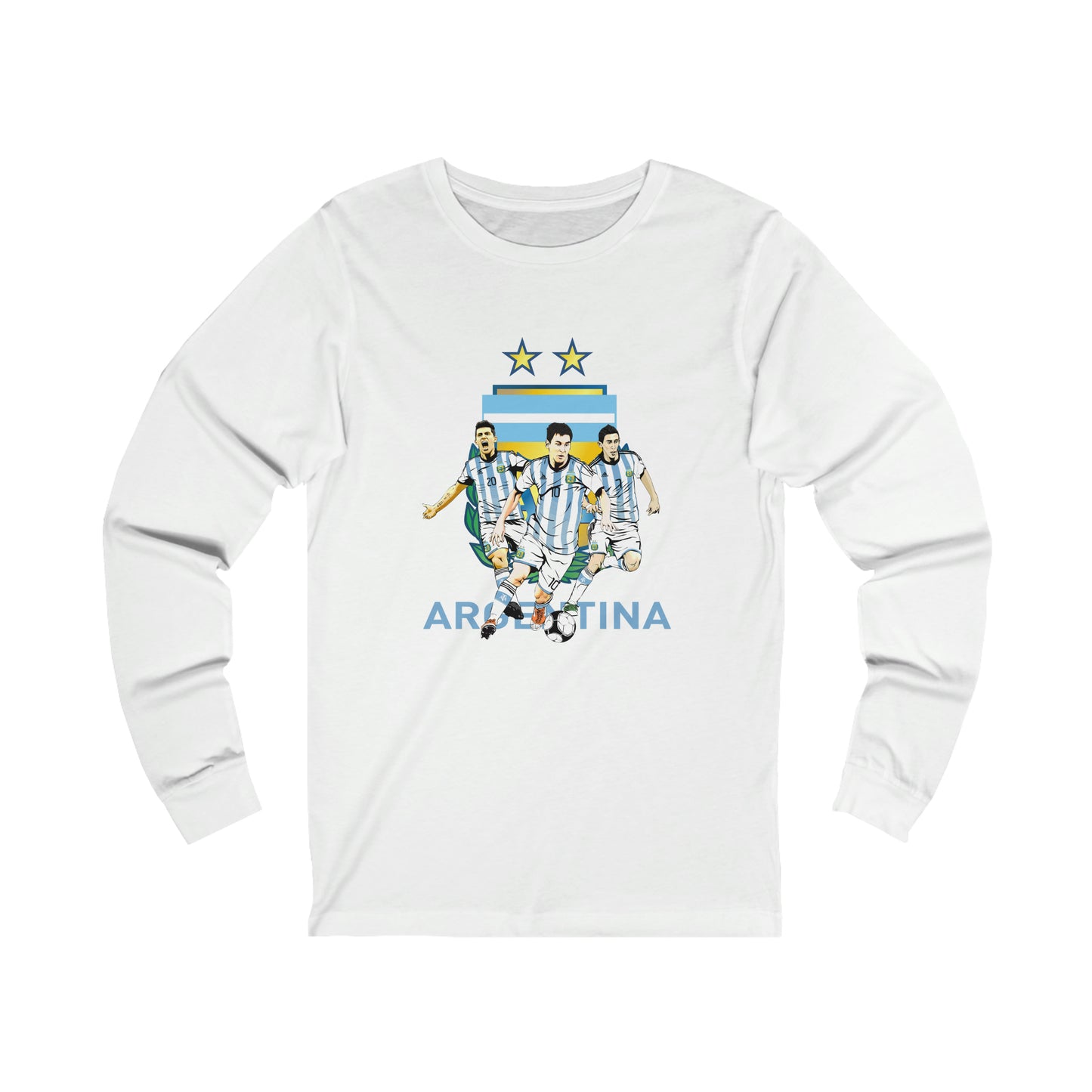 Argentina Soccer Unisex Jersey Long Sleeve Tee