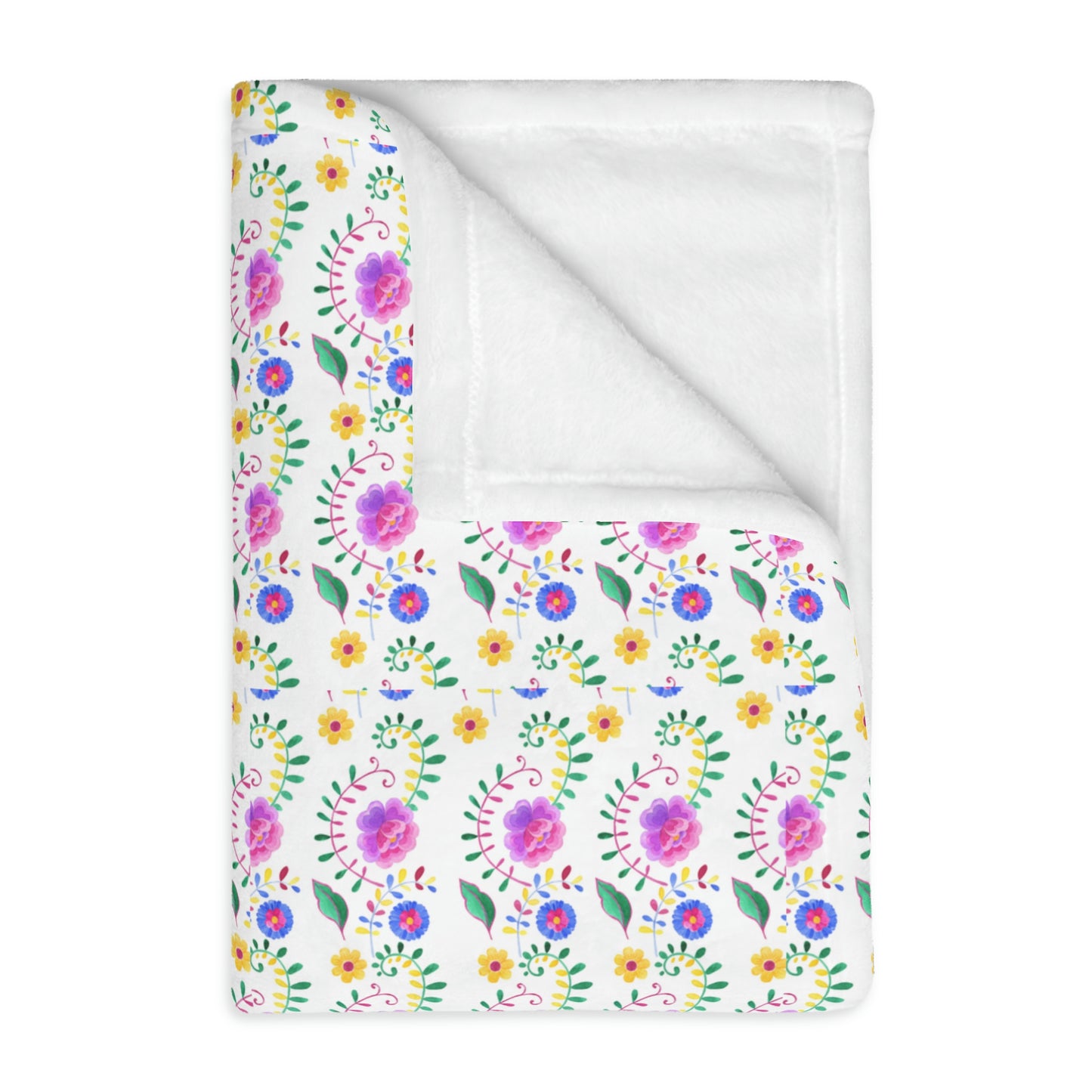 Floral | Velveteen Plush Blanket
