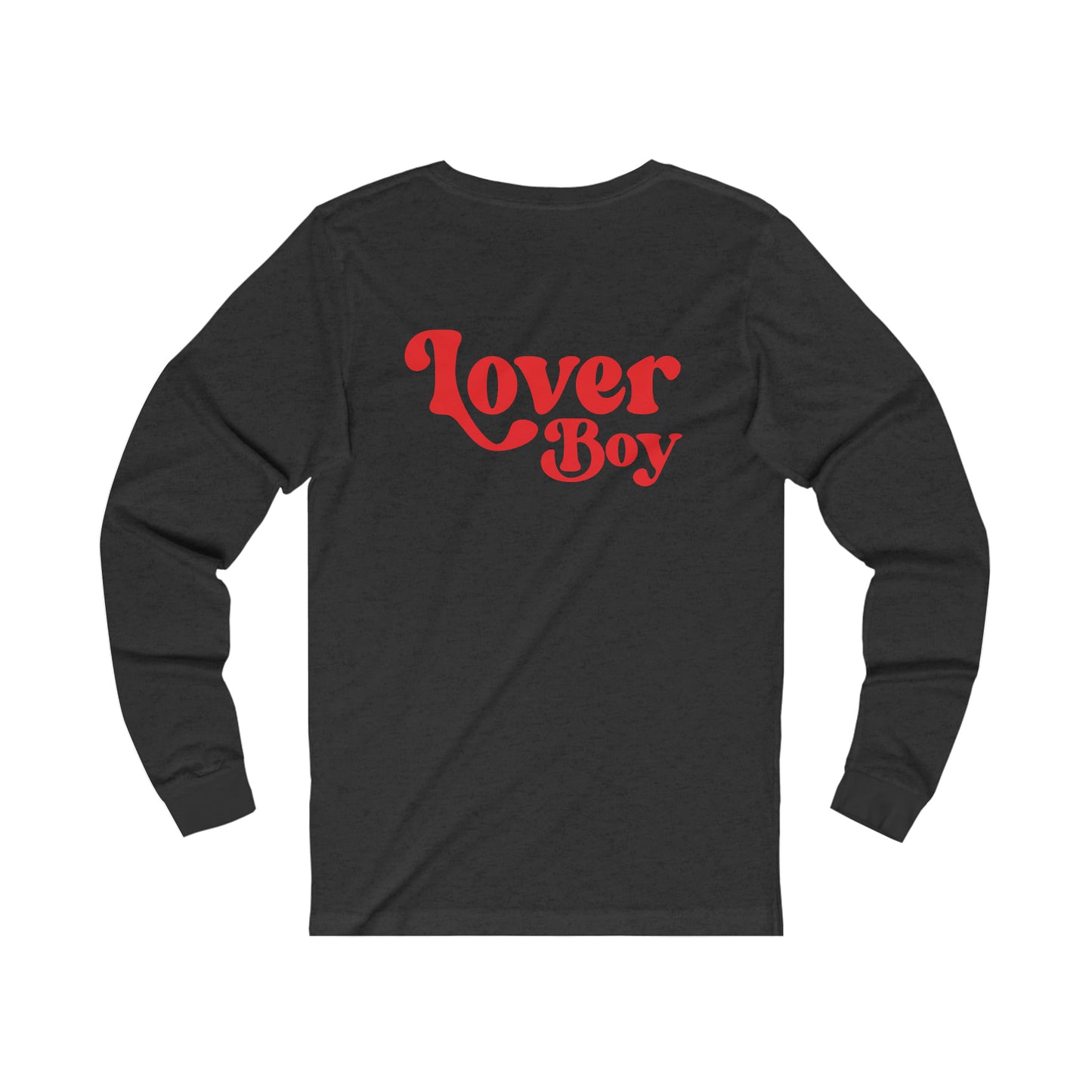 Heart Lover Boy Valentines Day Unisex Jersey Long Sleeve Tee