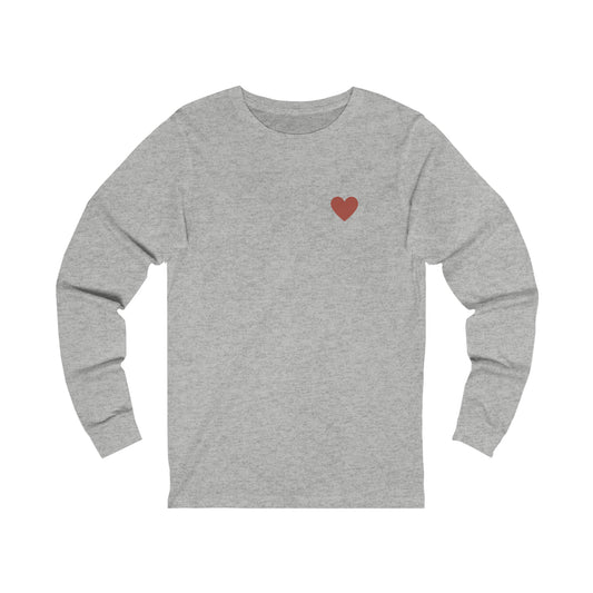 Heart Self Love Club Valentines Day Unisex Jersey Long Sleeve Tee