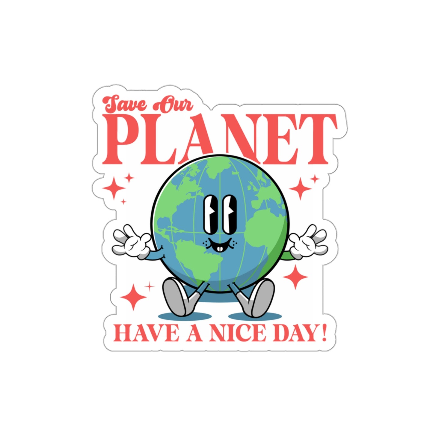 Save Our Planet | Die-Cut Vinyl Stickers