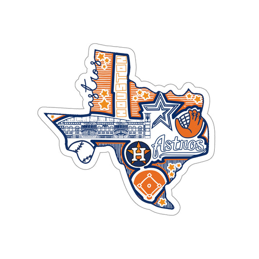 Houston Astros World Series Champions Baseball | Die-Cut Stickers