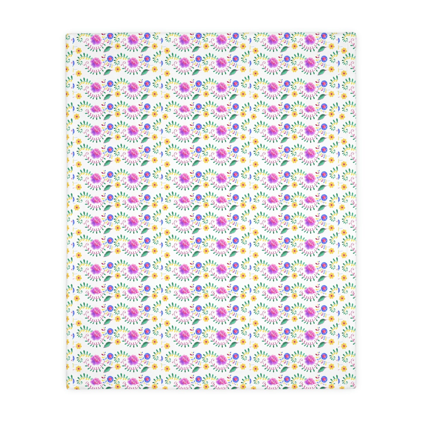 Floral | Velveteen Plush Blanket