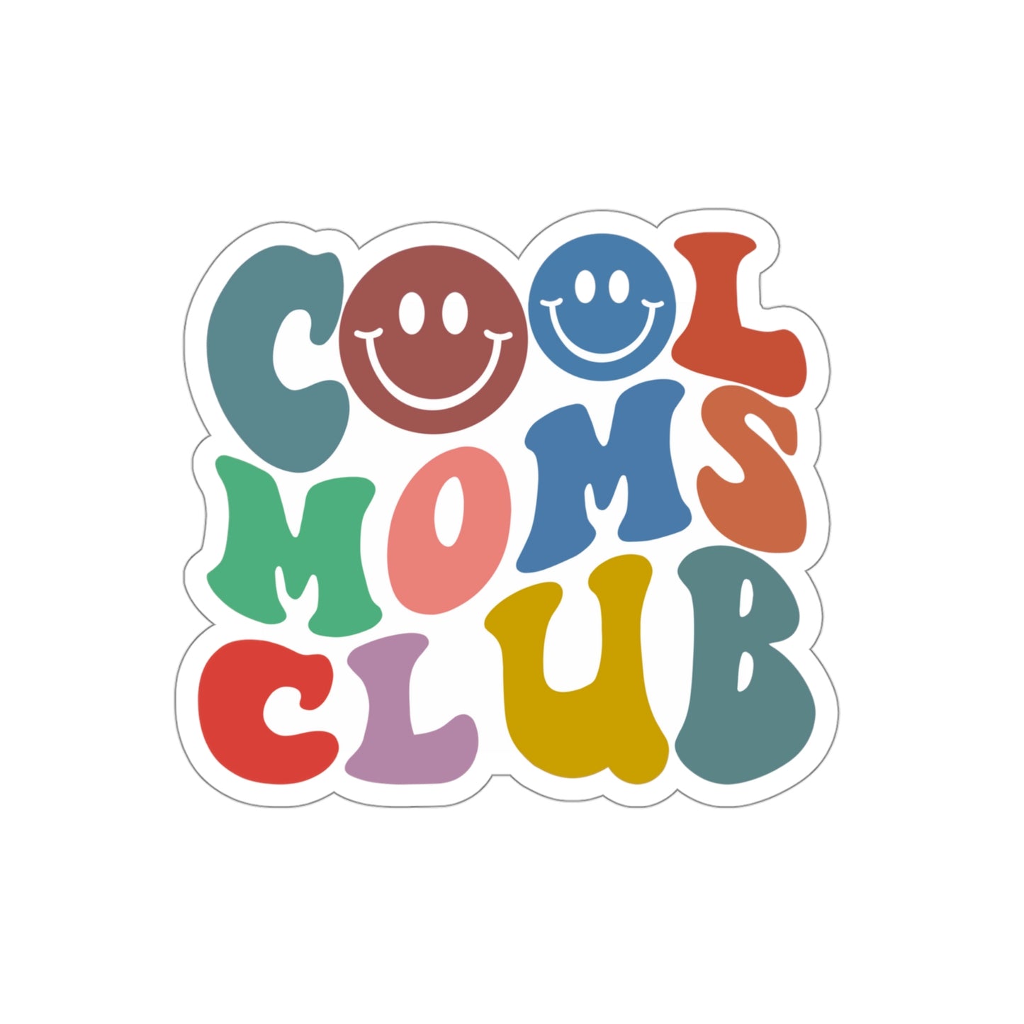 Cool Moms Club | Die-Cut Vinyl Stickers
