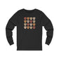 Texas Themed Candy Hearts Valentines Day Unisex Jersey Long Sleeve Tee