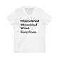 Charcuterie Wine Chocolate Galentines Valentines Day Unisex Jersey Short Sleeve V-Neck Tee