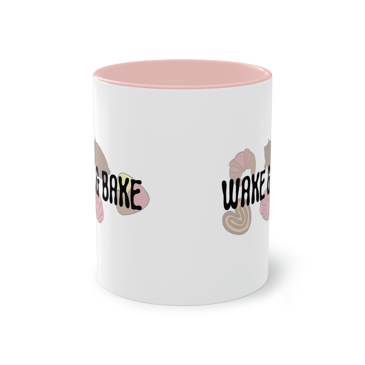 Wake & Bake Pan Dulce Two-Tone Coffee Mug, 11oz