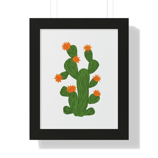 Cactus Framed Vertical Poster