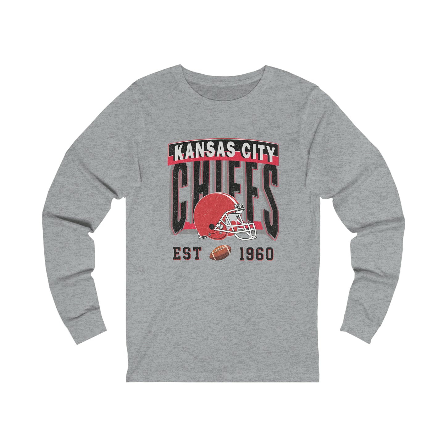 Kansas Football Unisex Jersey Long Sleeve Tee
