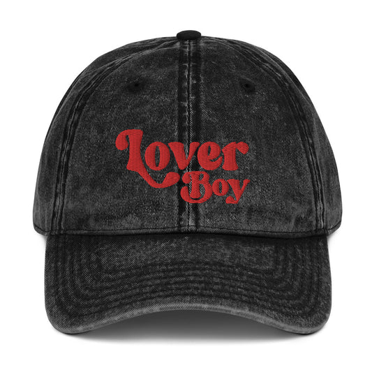 Lover Boy Vintage Cotton Twill Cap