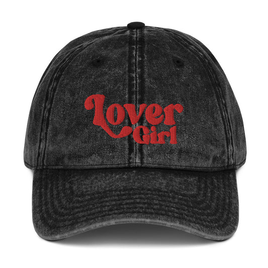 Lover Girl Vintage Cotton Twill Cap